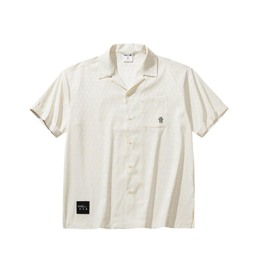 安踏凯里欧文系列休闲短袖衬衫男纯色美式重磅正品上衣172621112 商品图2