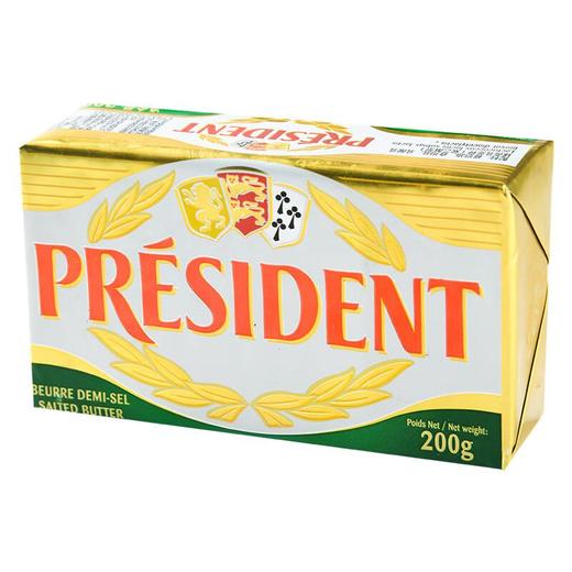 总统牌含盐黄油块200g 商品图1