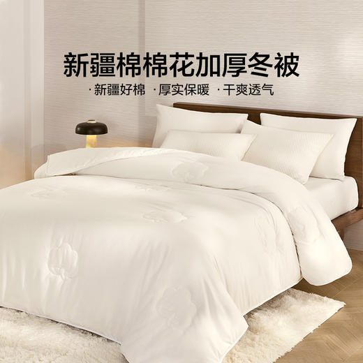 LOVO乐蜗 新疆棉棉花加厚冬被 升级版 商品图6