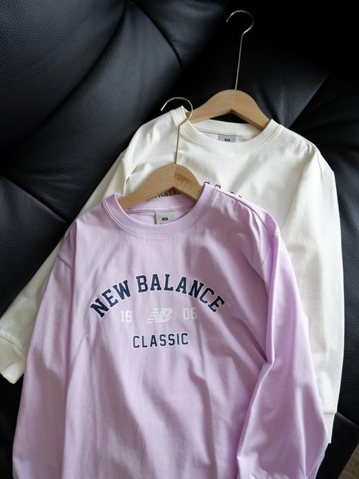 直发【2614】客供面料，进口印花， NB插肩长袖T恤 商品图8