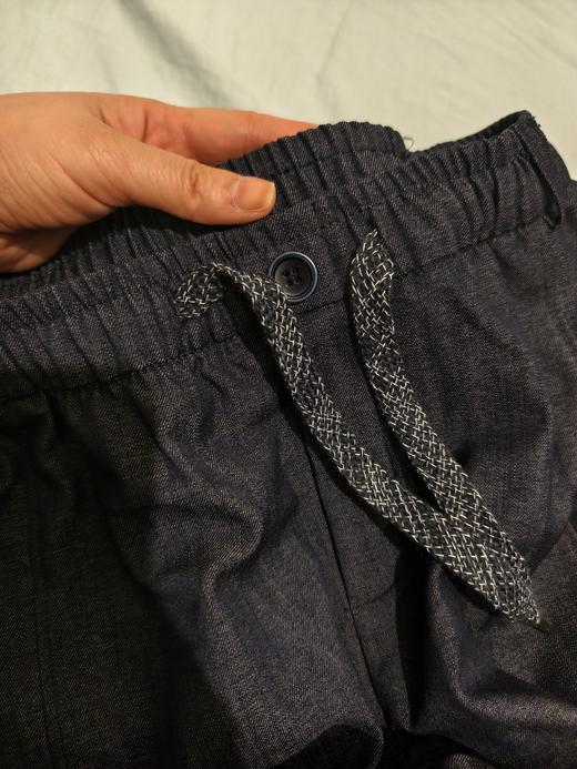 【穿搭万金油，塑形美腿】【天然垂坠感，久坐不闷汗】春季新款SAKURA樱花棉麻牛仔弯刀裤宽松天丝棉弯刀软牛仔裤 商品图11