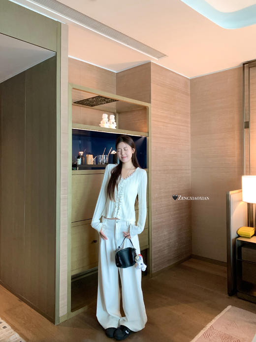 <曾小咸推荐>3.18现货秒杀 ！微信超特价！韩系蕾丝边镂空针织衫 日常129.99 立减70 秒杀59.99！！ 商品图8