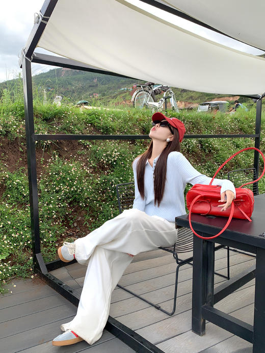 <曾小咸推荐>3.18现货秒杀 ！微信超特价！3色韩系polo领修身针织衫 日常129.99 立减50 秒杀79.99！！ 商品图11