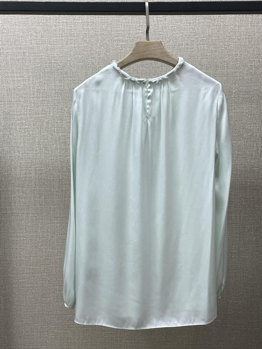 设计师珍珠领衬衣 商品图13