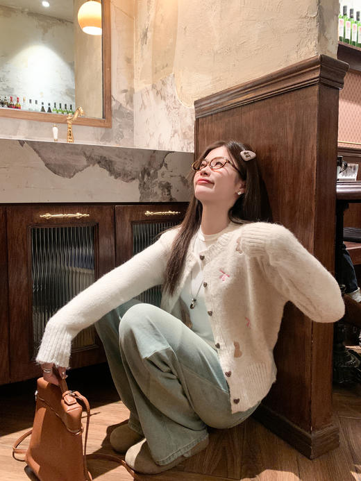 <曾小咸推荐>3.18现货秒杀 ！微信超特价！韩系刺绣毛衣开衫 日常199.99 立减100 秒杀99.99！！ 商品图7