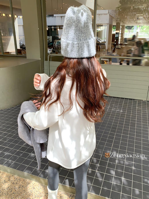 <曾小咸推荐>3.18现货秒杀 ！微信超特价！加绒印花设计长袖T恤 日常119.99 立减50 秒杀69.99！！ 商品图6