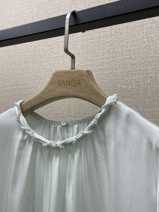 设计师珍珠领衬衣 商品图8