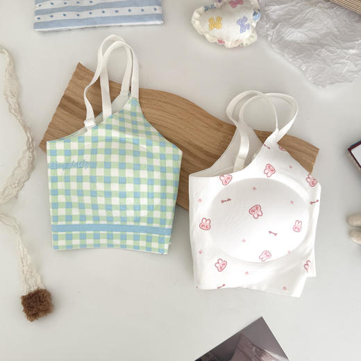 【MUBENMI少女内衣❤2阶甜心派无痕背心#646】发育期：适合9-15岁，这个阶段既要满足有足够的发育空间，又要软软支撑力😌还要避免露痕尴尬，这款无痕无钢圈内衣刚好都做到了 商品图5