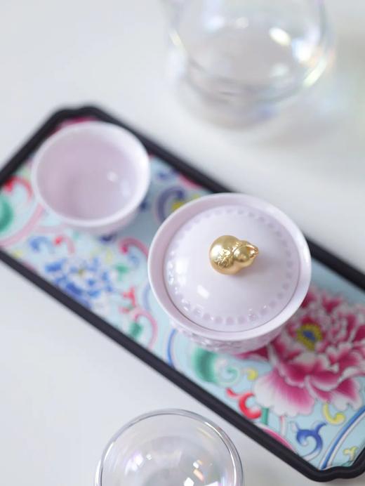 西泠有美堂·葫里乾坤快客杯 | 西泠有美堂匠心专利设计，葫芦缠枝盖碗越用越爱 商品图5