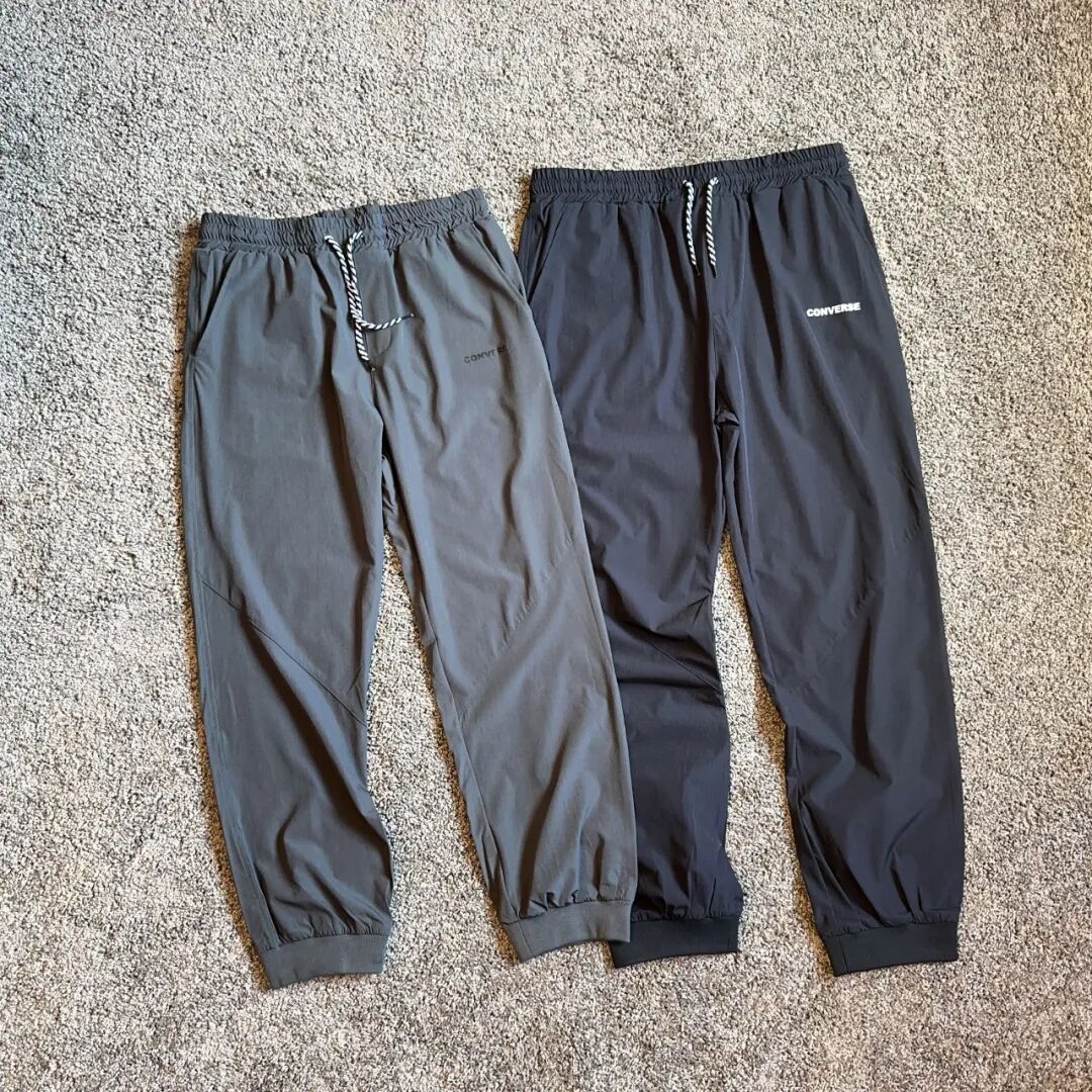 CONS垂顺弹力速干男士宽松微锥运动休闲裤