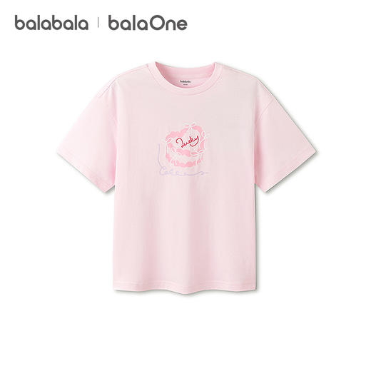 【balaOne】巴拉巴拉童装女童短袖t恤儿童2026新款夏吸湿速干上衣 商品图4