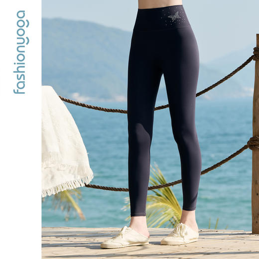 凡圣瑜伽凡圣瑜伽蝴蝶钻无裆线九分裤FC16906W 商品图11