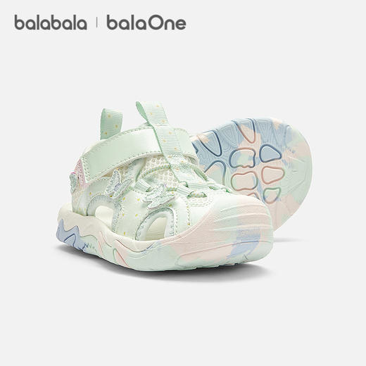 【balaOne】巴拉巴拉童鞋儿童稳步鞋女童凉鞋2026夏新蝴蝶溯溪鞋 商品图1