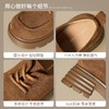 ZHR则则轻复古秋冬绒面乐福鞋6CM增高美拉德港风系带乐福鞋JF331 商品缩略图4