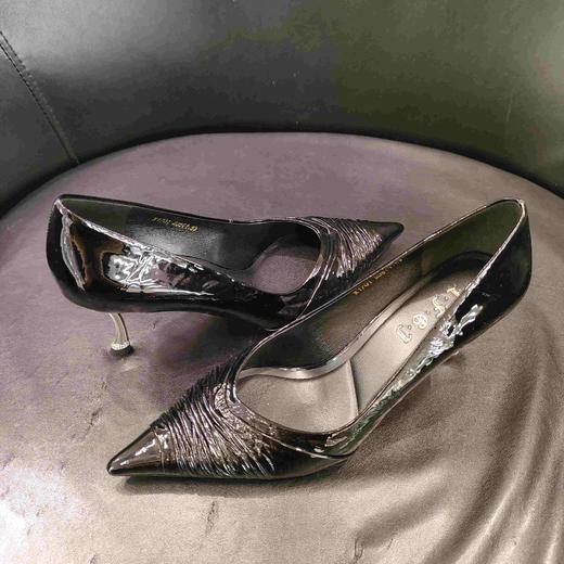 LFGJ  X1701时尚魅惑褶皱高跟鞋 商品图11