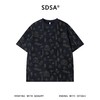 26T165SDSA男装2026新款高贵轻奢时尚撞色满印花卉圆领短袖T恤百搭时尚 商品缩略图2
