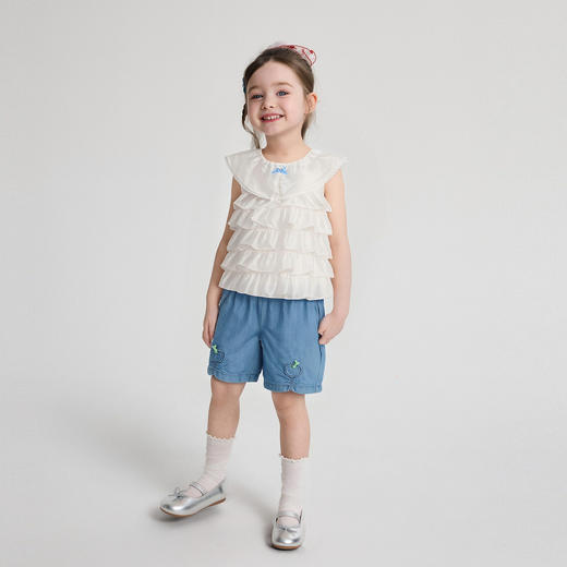 笛莎Deesha 2026年夏季新款小童女童套头衬衫 商品图2