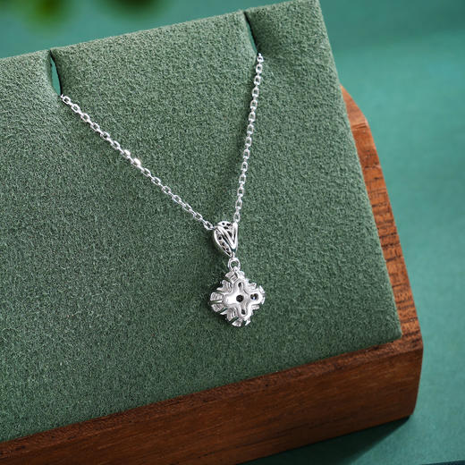 子佩集【钟情四叶】S925银套链【XL070314】时尚四叶草锆石2509 商品图8