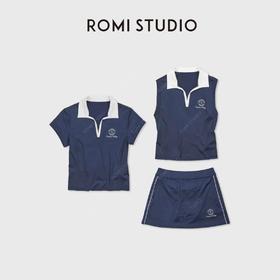 ROMI STUDIO“网球系列”高弹快干时髦撞色修身运动套 RWDSSD1525