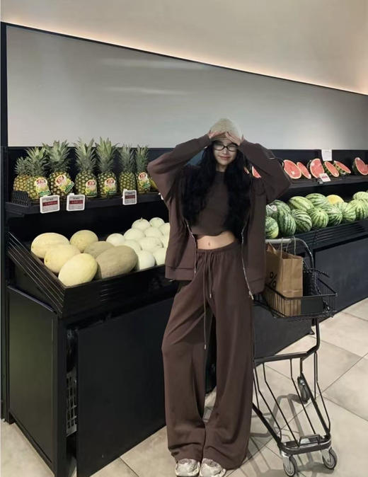 敲高性价比！面料敲舒服的澳绒阔腿裤糯米裤！ 商品图3