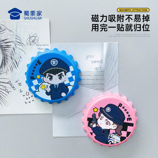【两用开瓶器冰箱贴】创意形象日用磁吸贴 卡通蜀黍造型冰箱装饰品 商品图3