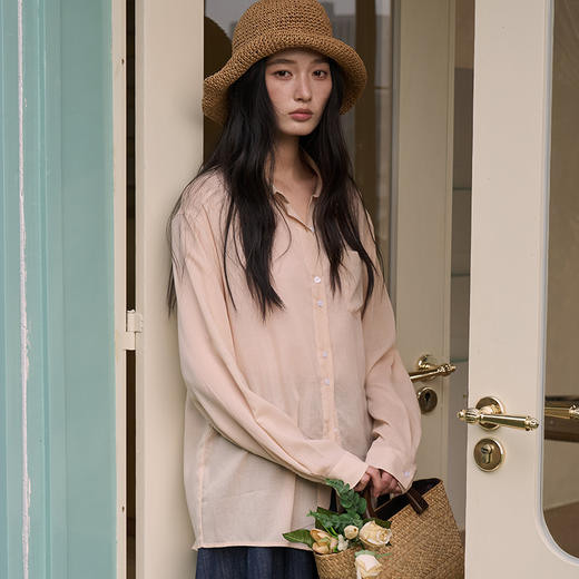 【松弛感呼吸麻衬衫9783】雨露麻面料，简约松弛版型，吸汗透气 商品图2