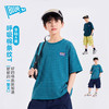 Bluem中大童T恤条纹夏季男童短袖新款时髦儿童上衣男孩衣服潮流类Z6BTX392 商品缩略图0