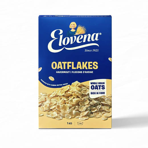 【芬兰原装进口】百年国民级品牌Elovena燕麦 刚切粗粮 富含膳食纤维、β-葡聚糖 更友好的升糖 黄金种植区从田间到成品纯净供应 商品图7