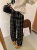 the Barn*露思同款韩系格子拼接裤 商品缩略图1