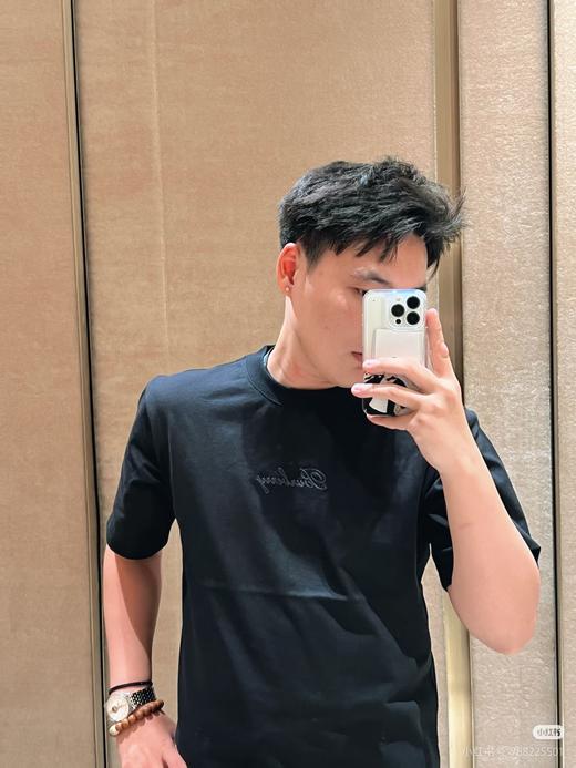 B家 新款字母LOGO标识贴布绣圆领短袖T恤 Z-15878 商品图7