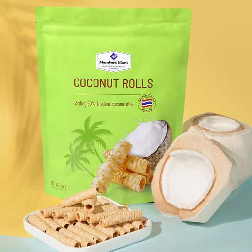 Member's Mark泰国进口椰香脆卷(糕点)400g 山姆会员店商品非商品原因不支持退款 商品图1