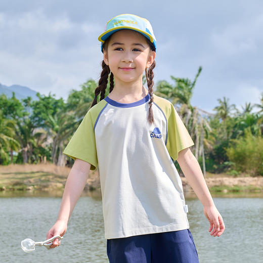 【10A抗菌】棉花堂夏款山系棉感不粘人童装弹性短袖T恤-- FD61126 商品图10