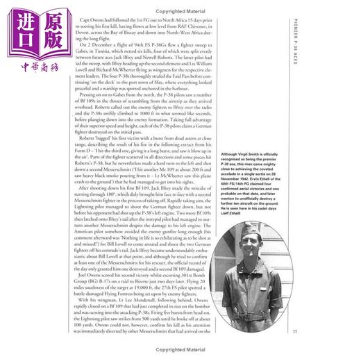 【中商原版】P-38闪电战斗机王牌 欧洲及地中海战区 P-38 Lightning Aces of the ETO MTO 英文原版 John Stanaway 商品图3