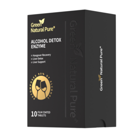 GreenNaturalPure解酒酶片剂 10粒/盒 效期27.4月