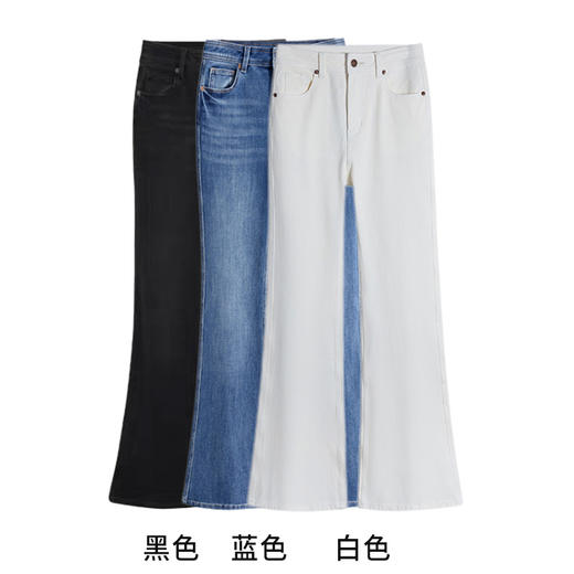 DH25YX5751慵懒风窄版微喇牛仔裤长短款RJ029 商品图2