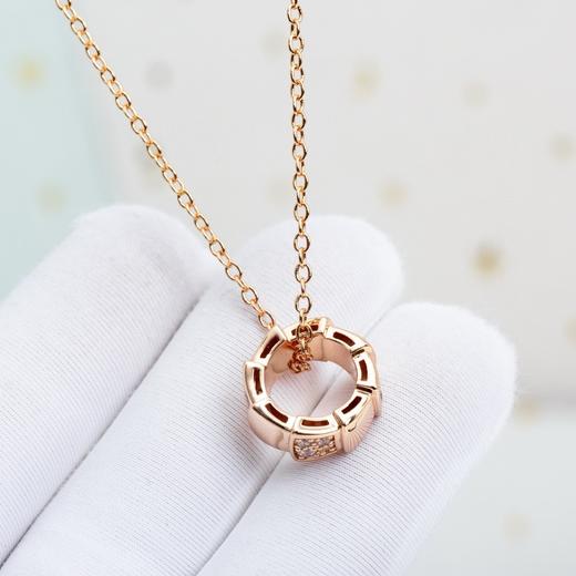 宝格丽 BV镶钻蛇骨项链（XTY） 商品图7