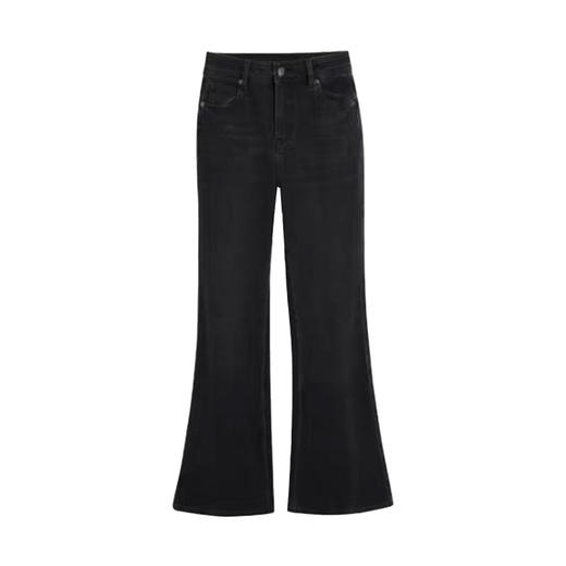 DH25YX5751慵懒风窄版微喇牛仔裤长短款RJ029 商品图4