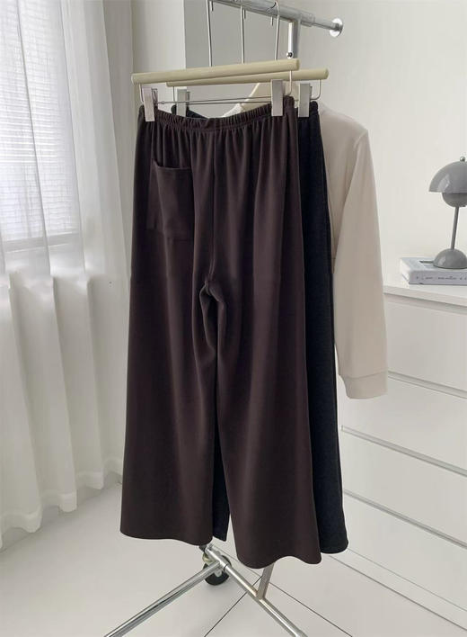 敲高性价比！面料敲舒服的澳绒阔腿裤糯米裤！ 商品图12