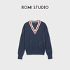 ROMI STUDIO“简约复古”100%羊毛密织亲肤V领套头毛衫 RWDSS61795 商品缩略图7