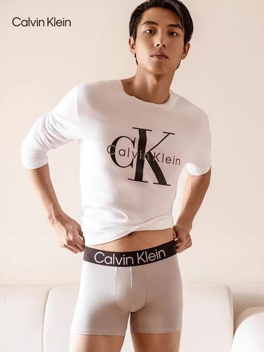 氛围感长袖tee，胸口字母刺绣。基础圆领长袖全棉套头上衣E031766 商品图7