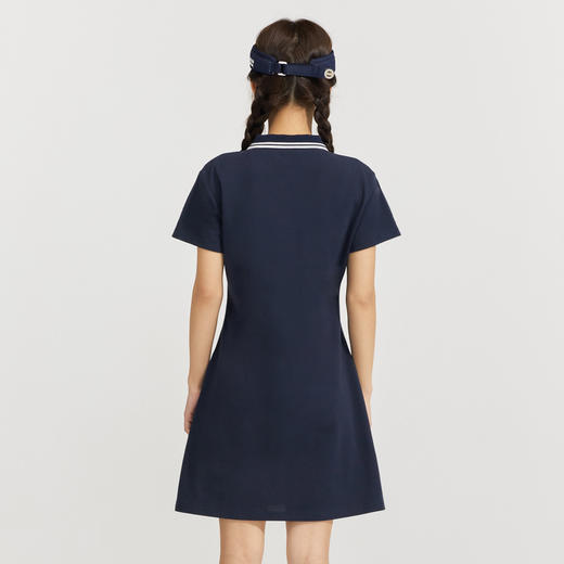 笛莎Deesha 2026年夏季新款青少年学院风刺绣标连衣裙裙子 商品图4