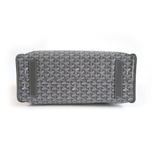 【98新】GOYARD戈雅灰色老花Hardy tote托特包购物袋手提单肩包中性款140326NJS19 商品图5