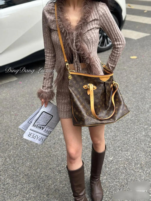 Lv 中古 派拉蒙 老花 大号 单肩包 商品图3