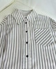 原单极筒条纹衬衫 商品缩略图8