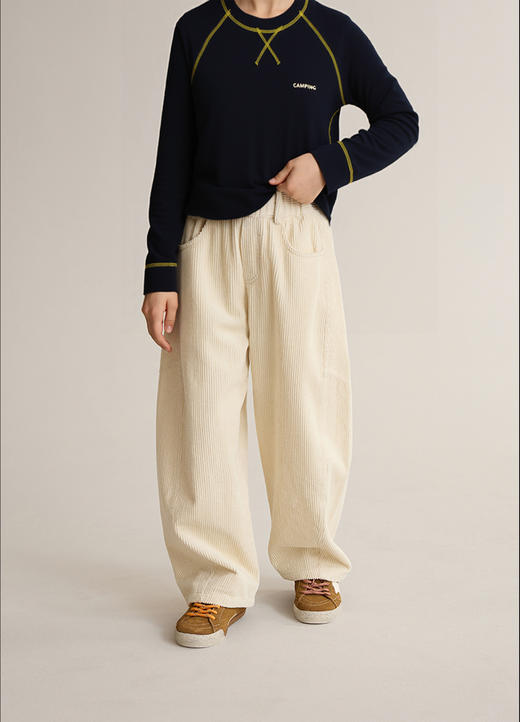 【sir专属，七个萄子亲子休闲裤系列】复古弯刀裤，休闲显瘦，亲自可穿 商品图7