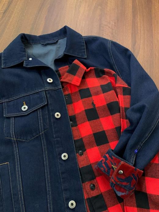 【高品质私服】【BBY牛仔夹克】色泽自然复古，久穿也不易变形褪色N0988-CC【无标出货 介意慎拍】 商品图9