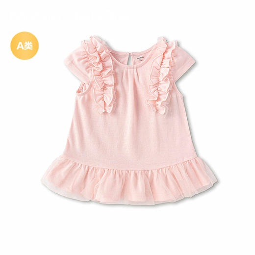 【balaOne】巴拉巴拉宝宝短袖t恤婴儿上衣女童2026新款精致甜美萌 商品图4