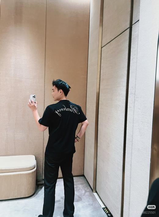 B家 新款字母LOGO标识贴布绣圆领短袖T恤 Z-15878 商品图8