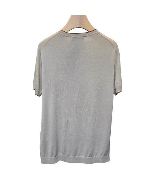 男款刺绣短袖针织衫zh015 商品图1