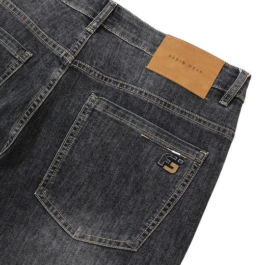 半身缘男裤 春季透气经典舒适柔软合体版牛仔裤261201U10130260 商品图5